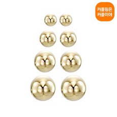 커플이야 [통통볼 귀걸이] 14K 귀걸이