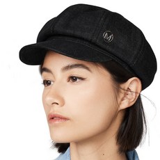 베레모 일본 M팔각모 모자여름 얇은타입 데님 유행패션 코디하기쉬운 잉글랜드 남성