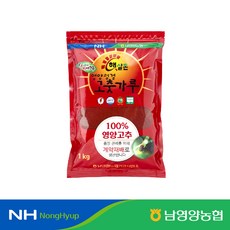 [남영양농협] 영양청결 고춧가루 500g 23년산 국산 매운맛, 1개