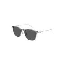 382651 / NEW Mont Blanc MB0098S-005-53 Grey Silver Sunglasses