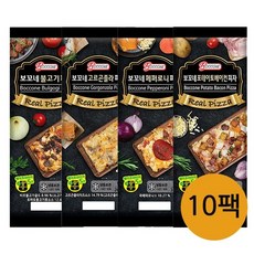 기타 *맛보기*보꼬네 토핑듬뿍 사각피자 4종 총 10팩(고2/포2/불3/페3)