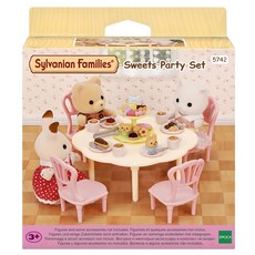EPOCH Sylvanian Families 森林家族 拿鐵咖啡甜蜜派對人物套裝 5742, 1組