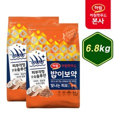 [하림펫푸드] [lotte] 밥이보약 DOG 빛나는 피모 6.8kg / 강아지 대용량 처방 사료, 상세 설명 참조, 상세 설명 참조