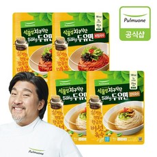 [G][풀무원] 지구식단 Silky두유면 4개(8인)(비빔국수2개+잔치국수2개), 없음, 1개, 374.4g