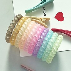 반투명전화선머리끈 TOP01