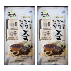 검은깨죽 김포맥아식품 검정깨 검정콩 죽 스틱형 20포 2개 800g