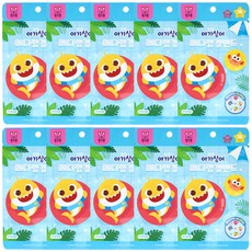 아기상어 핑크퐁 메디랩겔밴드 18매입 x 10개 썸머 패치 모기 퇴치 기피