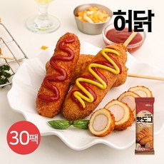 [허닭] 크리스피 닭가슴살 핫도그 100g