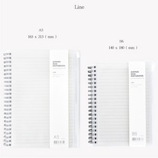 다솔 에디션스프링노트 상철노트 좌철노트 지퍼백노트 몽블랑노트 유선노트, 1개, 에디션B6지퍼백스프링노트/블링크