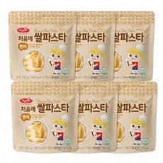 베베스트 처음에 쌀파스타 100g 현미 6팩, 6개