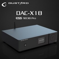 구스타드 GUSTARD DAC-X18 블루투스 디코딩 MQA, X18 블랙 - 구스타드x18