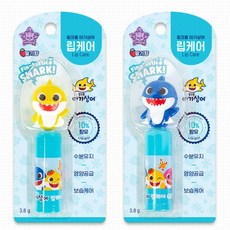 핑크퐁 아기상어 립케어 3.8g 딸기향 2개 (랜덤발송), 핑크퐁 아기상어 립케어 3.8g 딸기향 2개 (랜덤발송