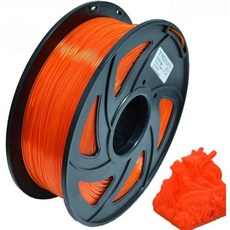 PVA 필라멘트 수용성 지지대 3D 프린터 1.75mm 0.53D 프린터용 KG 스풀 내추럴, Orange1_Polyethylene Terephtha
