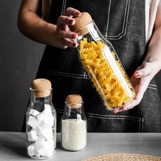 THESOO더수상회몰_케니-스터 다용도 유리병 700ml 투명병 공병 빈병 밀폐유리병 유리용기 유리병 투명유리병 식재료유리병 식자재유리병 다용도유리병_더수마트:THESOO샵, 추가옵션이없는상품입니다, 추가옵션이없는상품입니다