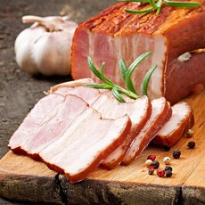 [자연맛남] 훈제삼겹 슬라이스 160gx3팩 480g