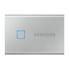 [미국] 564407 SAMSUNG T7 Touch Portable SSD 2TB - Up to 1050MB/s - USB 3.2 External Solid State Drive, Silver