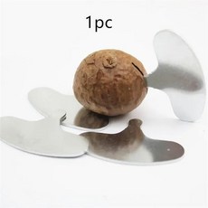 미니 너트 크래커 스테인레스 스틸 마카다미아 호두 오프너 휴대용 캠핑 주방 액세서리 도구, [02] 1pc, 1개
