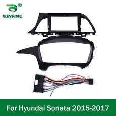 2Din GPS 라디오 2016 headunit 현대 2017 프레임 화면 소나타 자동차 패널 네비게이션 Fascias 대시 2015 스테레오 인치 적합 9, Only Frame