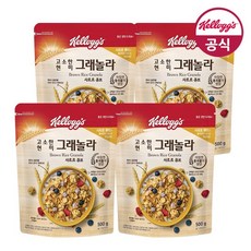 켈로그 고소한 현미 그래놀라 500g x4개, 없음, 상세설명 참조