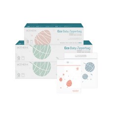 마더케이 에코 아기 지퍼백 세트 Medium Large 2p, Medium 1개 + Large 2개 x 1세트, 1개