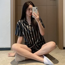 여름실크잠옷