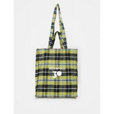 스튜디오 체크 에코백 Apple green (BE99D3W51K)
