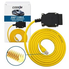 BMW F-시리즈 코딩용 Reloot Code M ENET OBD2 케이블 | E SYS ISTA+ ICOM Bootmod3 Bimmercode 호환 | 헤비듀티 케이블, 1개