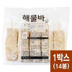 (한박스 14봉) 해온푸드 해물바 1.25kg(125gx10개입) 핫바 어묵바 125g