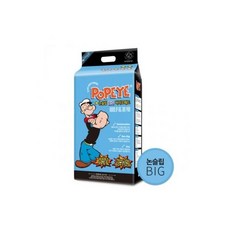  (뽀빠이) 논슬립 대형 바이오패드 20매 하늘 X4개 (1박스)/강아지배변판/일회용배변판/동물배변판/애완배변 