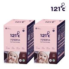 121도씨 구강청결티슈 50매 x 2팩, 2개