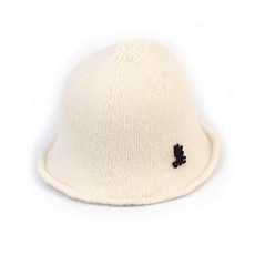 2차 재입고 UNIVERSAL CHEMISTRY Angora Knit Ivory Wire Bucket Hat 앙고라 버킷햇