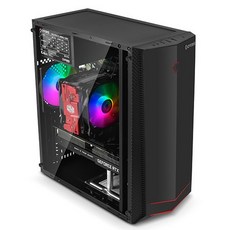 PC케이스 ATX 미들타워 ORBIS S10 RGB LED 풀 아크릴