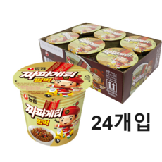 짜파게티 범벅 컵라면 70g, 24개