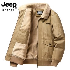 JEEP SPIRIT 지프 스피릿 남성 겨울 기모 패딩 재킷 편안하고 따뜻한 캐주얼 디자인 JP-0789+양말