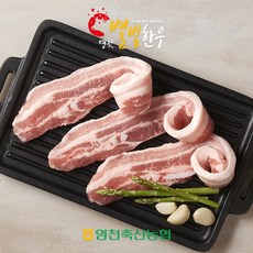 [영천별빛한우] [영천축협]국내산 냉장 돈육 삼겹살500g (구이용), 1개, 상세 설명 참조