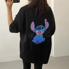 Y 디즈니정품 귀여운 스티치 박시반팔티 3color
