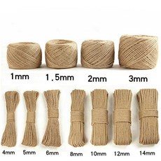 끈 퀄리티 고양이벽지 동굴 스크래쳐 고양이 끈공 삼끈 얇은 밧줄, 8mm 20m, 1개