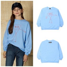 [블루테일] 여아 몬스터 맨투맨 티셔츠ATG6TS04SB