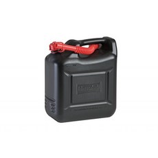 Hünersdorff 10 L COMPACT 연료 캔 HDPE 검정 UN 승인 빨간색 액세서리, 단일옵션