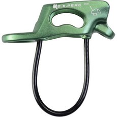 30kN Rappel ATC-Guide Belay 장치 V-grooved Stranding Rappelling Gear 알루미늄 등반 하강기 암벽 등반용 로프 가닥 1개, green, green