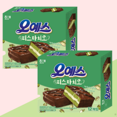 피스타치오오예스 해태 오예스 피스타치오 360g X 2개 간식거리