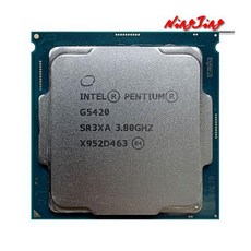 CPU 교체 호환 인텔 펜티엄 G5420 중고 듀얼 코어 쿼드 스레드 4M 54W 58W LGA 1151 38 GHz - g5420