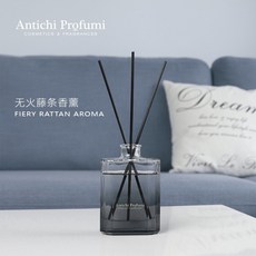 Antichi Produmi 무 화 향 훈 오 일 등나무 줄기 가정용 방 침실 장식품 지구 화장실 공기 청정 제 향수 냄새 제거 그리 라 180 ml, 상세페이지 참조