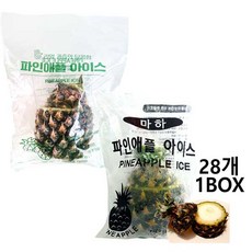 [268] 마하 아이스파인애플 파인샤베트 130ml 28개 (태국산-기존 / 필리핀산-신상), (태국-기존)마하파인샤베트28개+드라이아이스 3개