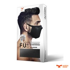 [털보낚시]나루마스크 FU+, BLACK(L)