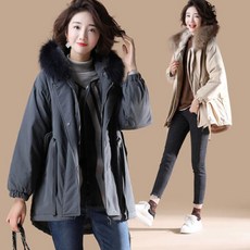 오늘만 슬로아 베이직 털모자 패딩 캐주얼 단색 기본 보온 아우터 솜점퍼