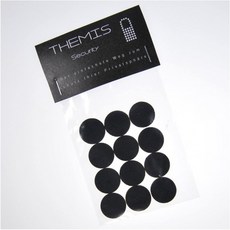 테미스 보안 Kamkover 12 개 지름 20mm 폼 고무 두께 2mm 자체 접착식 웹캠 스티커 노트북 웹캠, 1, 단일상품