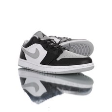 Nk Air Jordan 1 LowLight Smoke Grey 553558-039 남성용 운동화 남성화