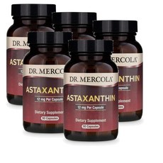 닥터머콜라 아스타잔틴 12mg 캡슐 Dr. Mercola Astaxanthin, 90정, 5개