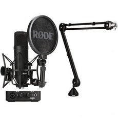 NT1과 Ai1이 포함된 Rode Complete Studio Kit Black, Pack + Rode PSA1